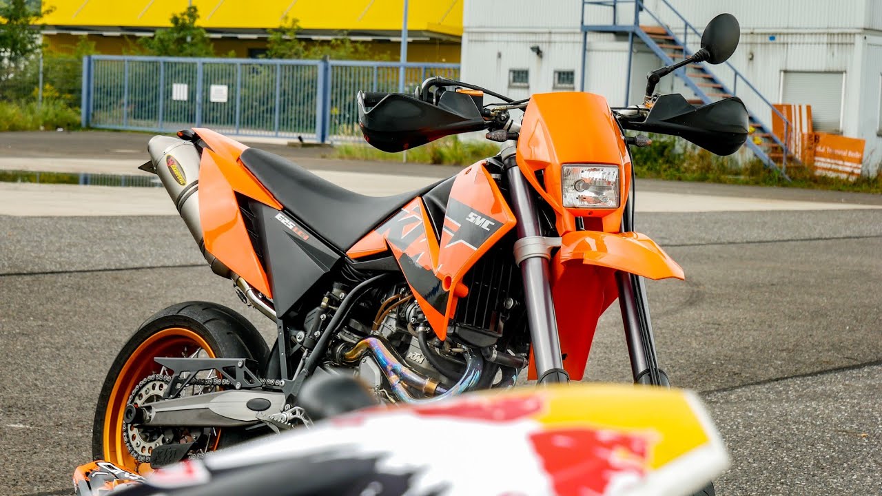 ☑️ eine Supermoto Legende ☑️ Probefahrt KTM 625 SMC ☑️