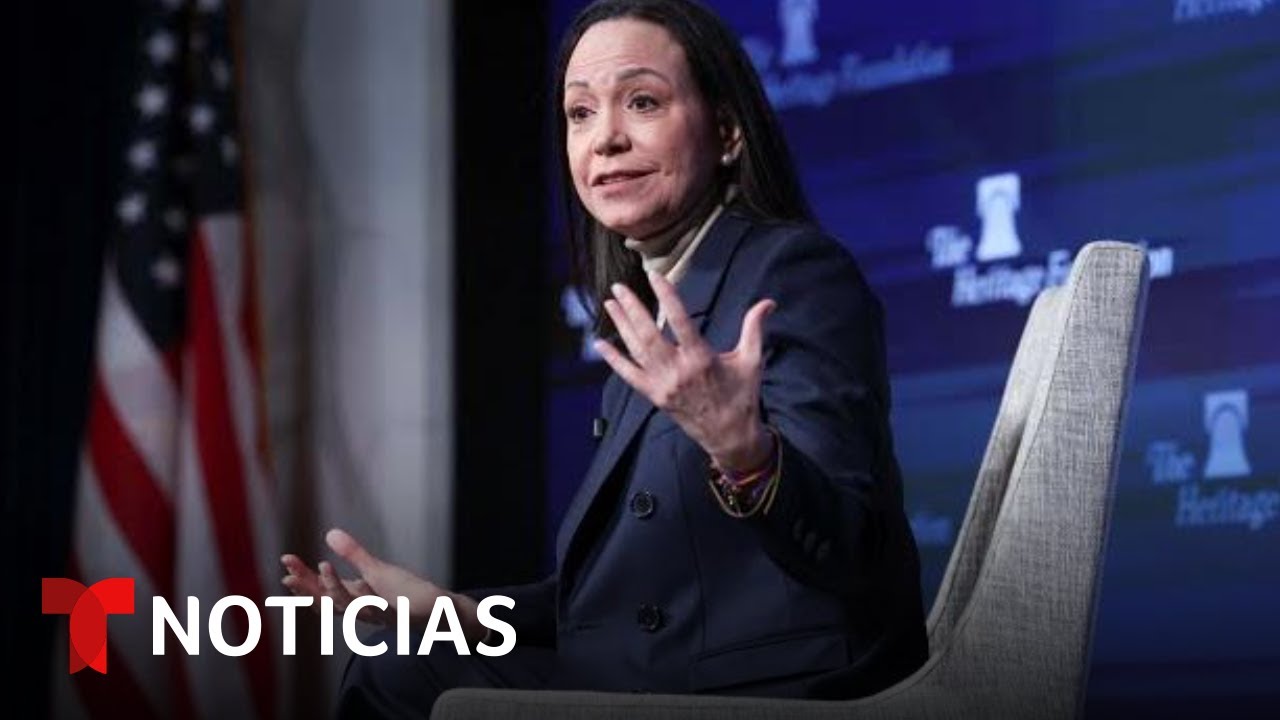 María Corina Machado habla sobre su reunión con Trump