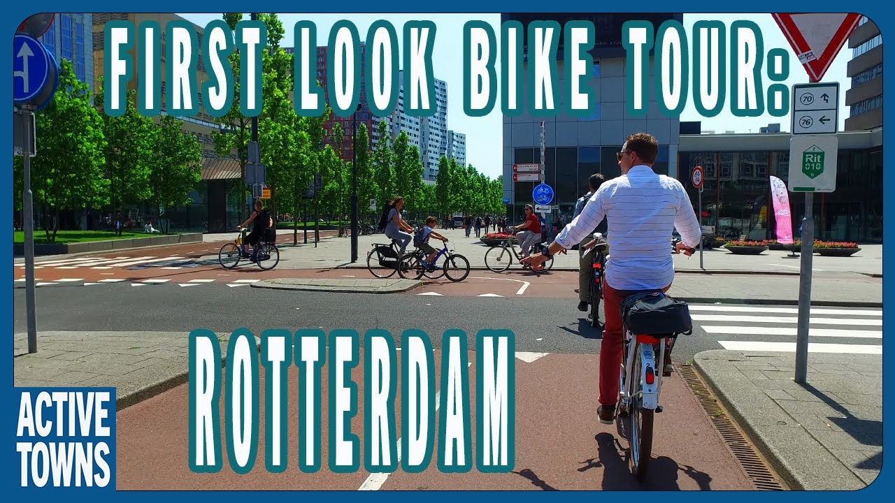 ROTTERDAM: A relaxing bike ride on an emerging Dutch cycle network (ride-along series video)