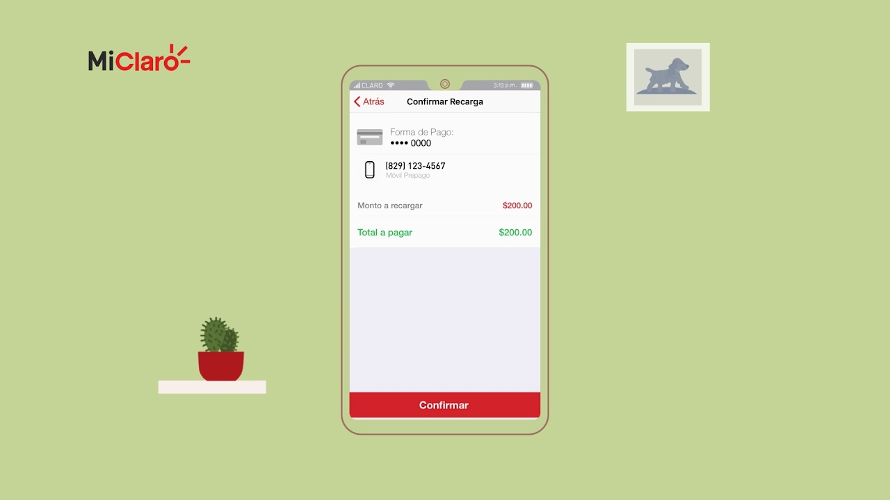 Claro RD -  Tutorial: Recargar mi cuenta por Mi Claro App