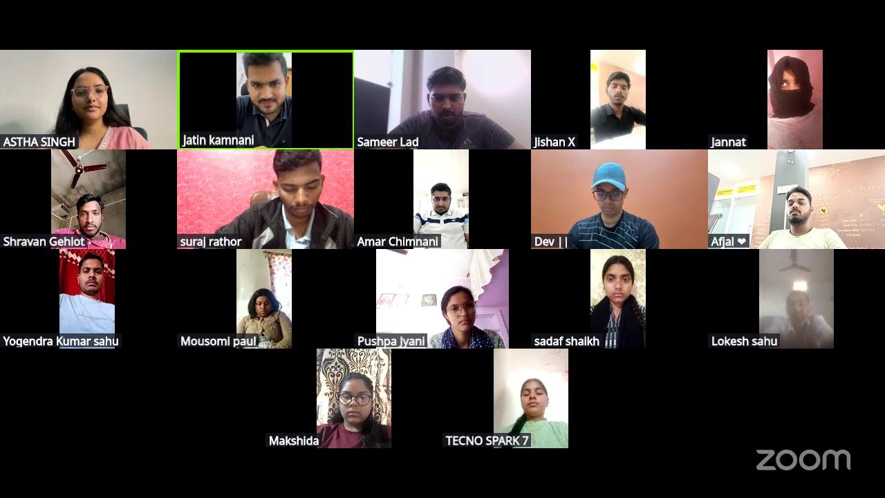 Jatin kamnani's Zoom Meeting