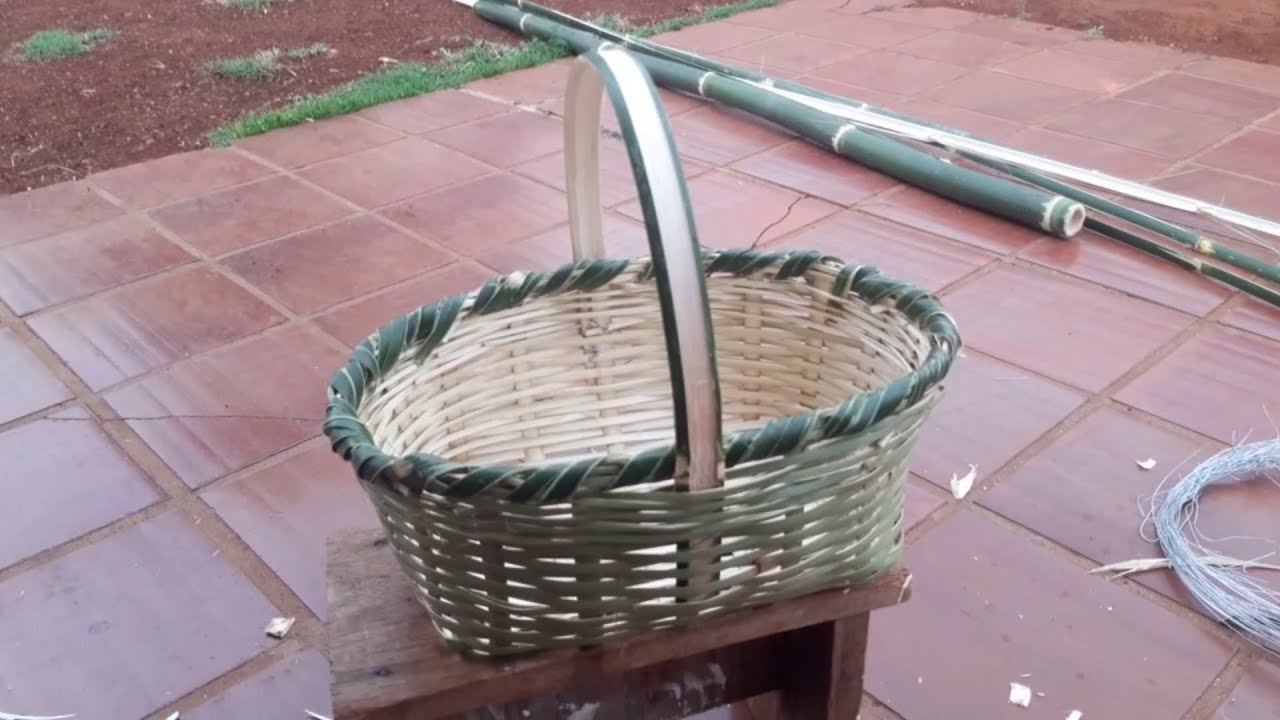 Cestinha de bambu - VIDEO 57