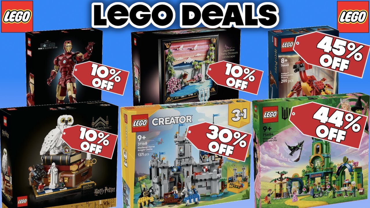 НОВЫЕ ПРЕДЛОЖЕНИЯ LEGO НА AMAZON - СКИДКИ ДО 45% + НОВЫЕ СКИДКИ С 1 ЯНВАРЯ