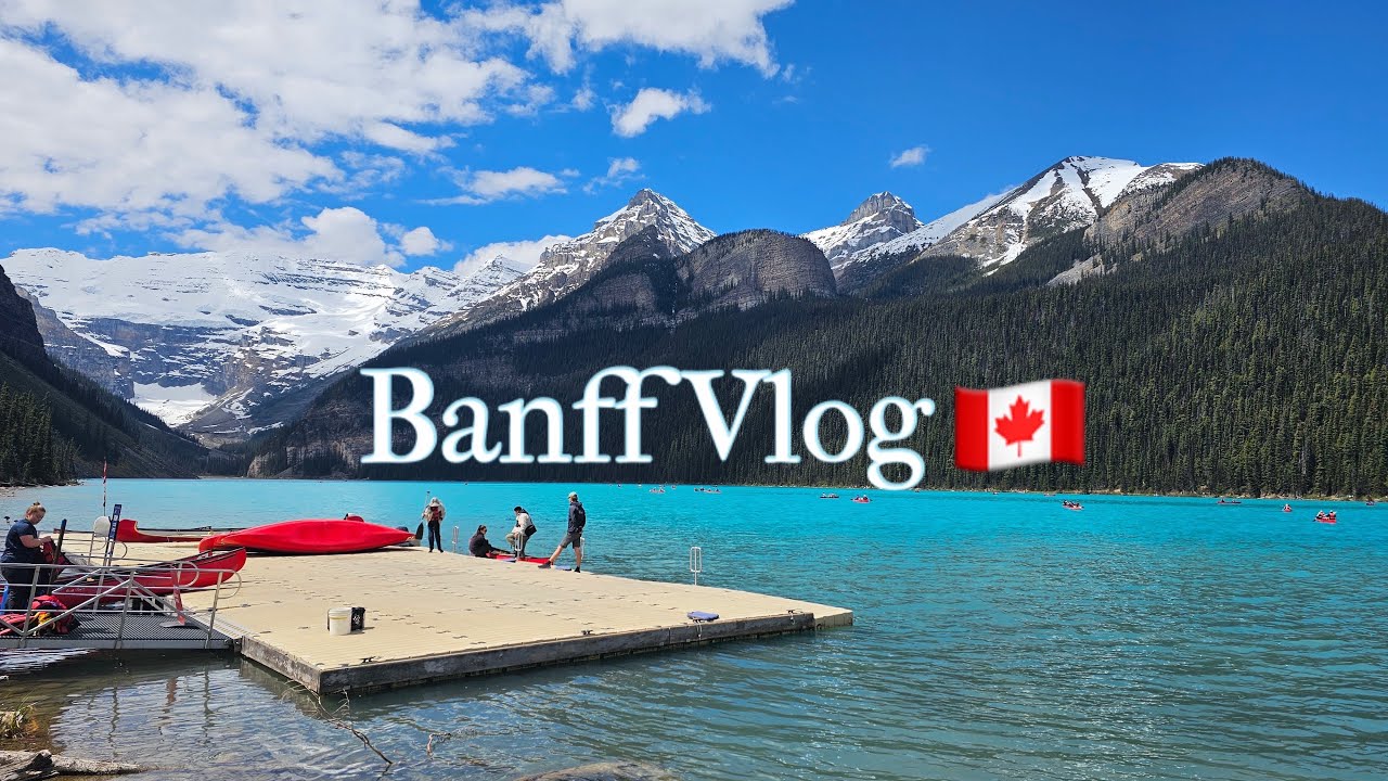 캐나다 밴프여행 1일차🇨🇦 | 투잭호수, 미네왕카호수, 서프라이즈뷰코너뷰포인트, 밴프다운타운, Banff tour korean