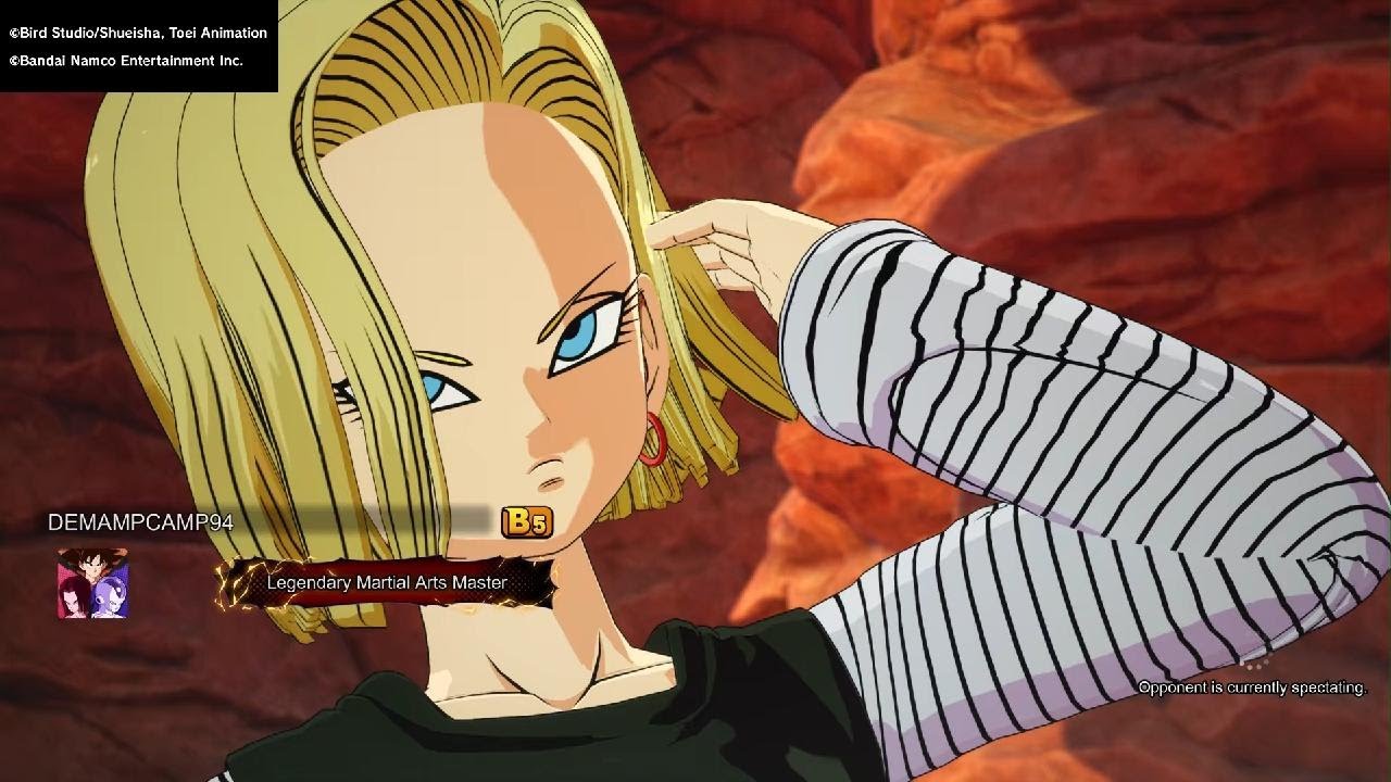 DRAGON BALL SPARKING ZERO Android 18 vs SS Gogeta Online Ranking
