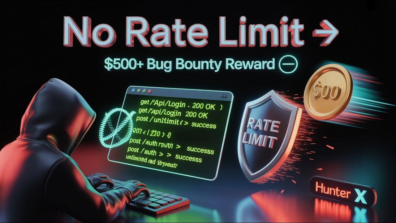 💥 No Rate Limit Bypass 💰 $500+ Bug Bounty | Part -2 Real API Vulnerability Example 🔓