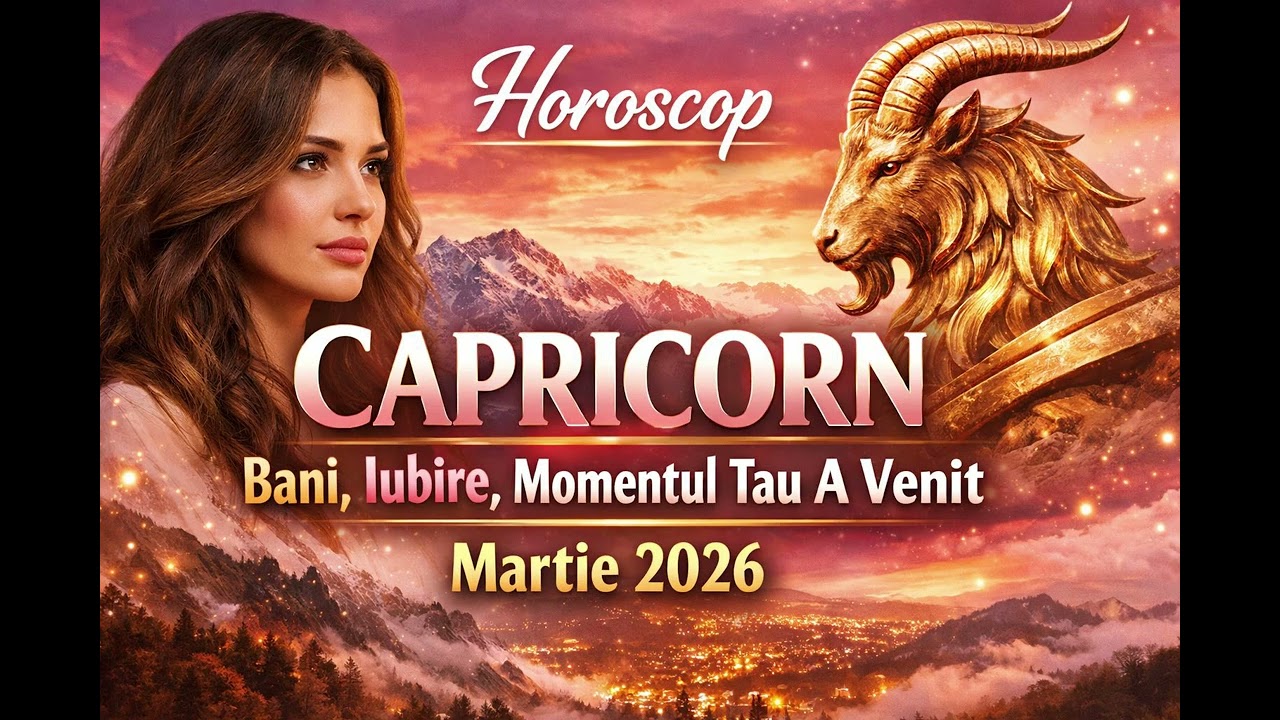 ♑Horoscop CAPRICORN Martie 2026 -Bani, Iubire, Momentul Tau A Venit