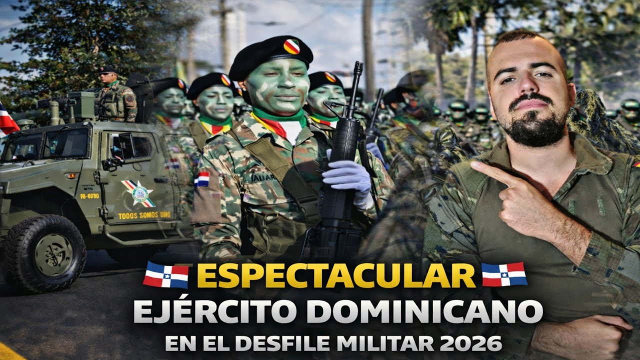 EX MILITAR ESPAÑOL REACCIONA AL EJÉRCITO DOMINICANO EN EL MAGNO DESFILE MILITAR DE 2026! INCREÍBLE!