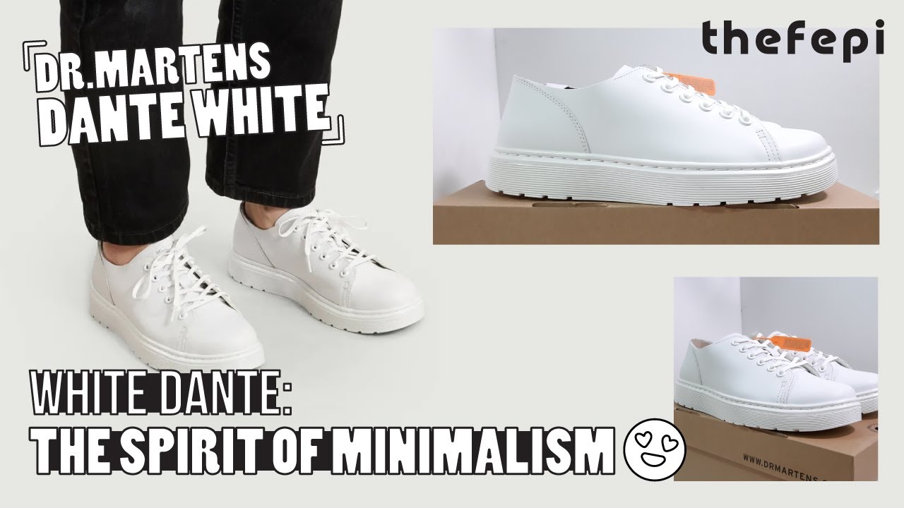 Minimalist Look with Dante Leather White From Docmart