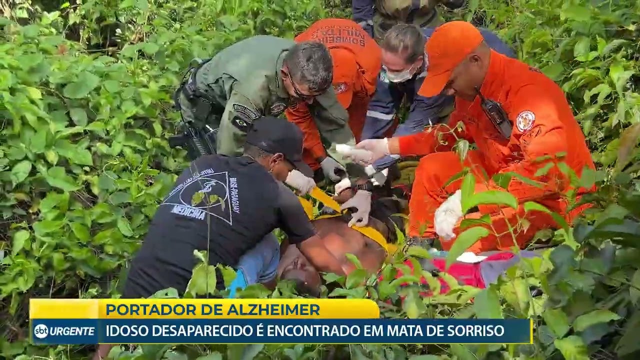 IDOSO DESAPARECIDO É ENCONTRADO EM MATA DE SORRISO