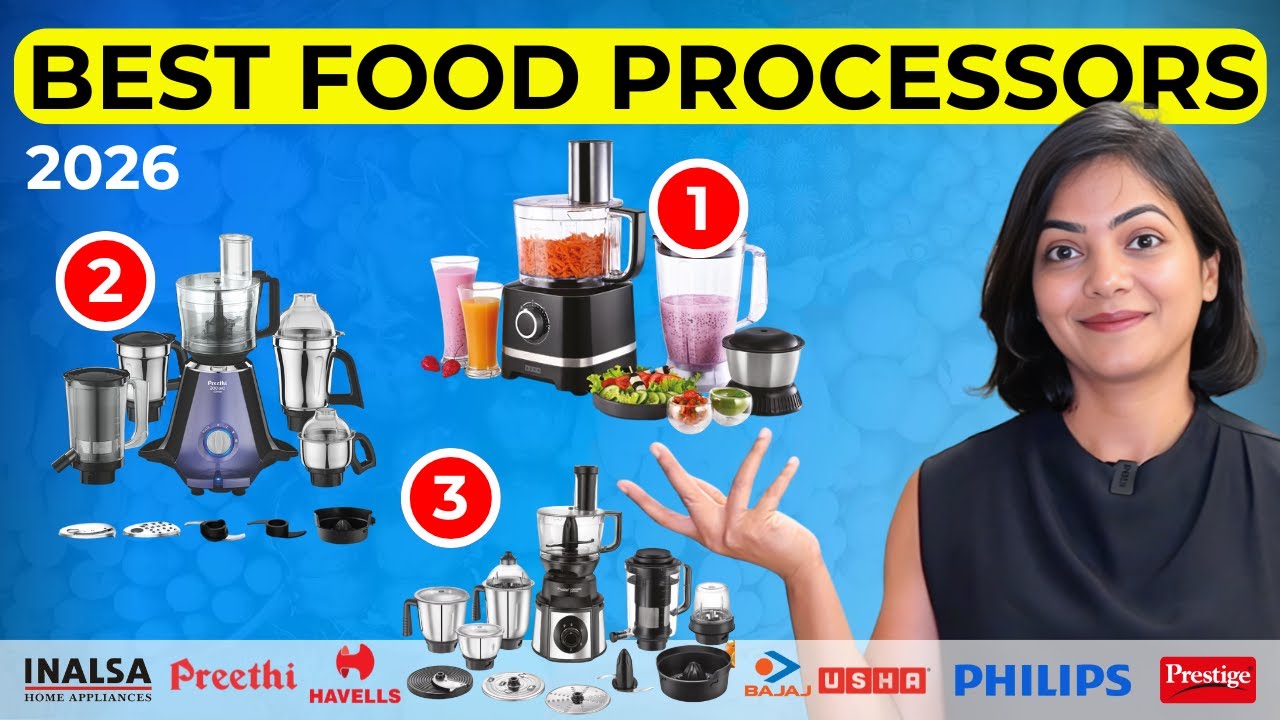 Best Food Processors 2026 | Preethi vs Usha vs Havells vs Bajaj vs Philips vs Inalsa