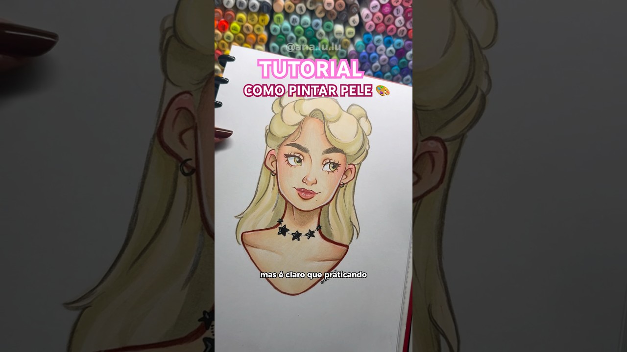TUTORIAL: Como pintar pele 🎨 J&aacute; salva esse v&iacute;deo para usar depois e me siga! #tutorial #pintura