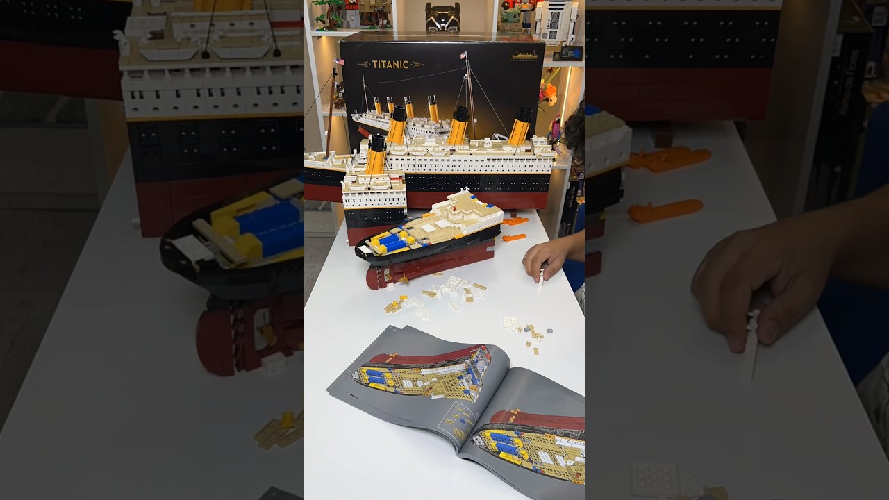 LEGO ICONS Titanic Full Speed Build