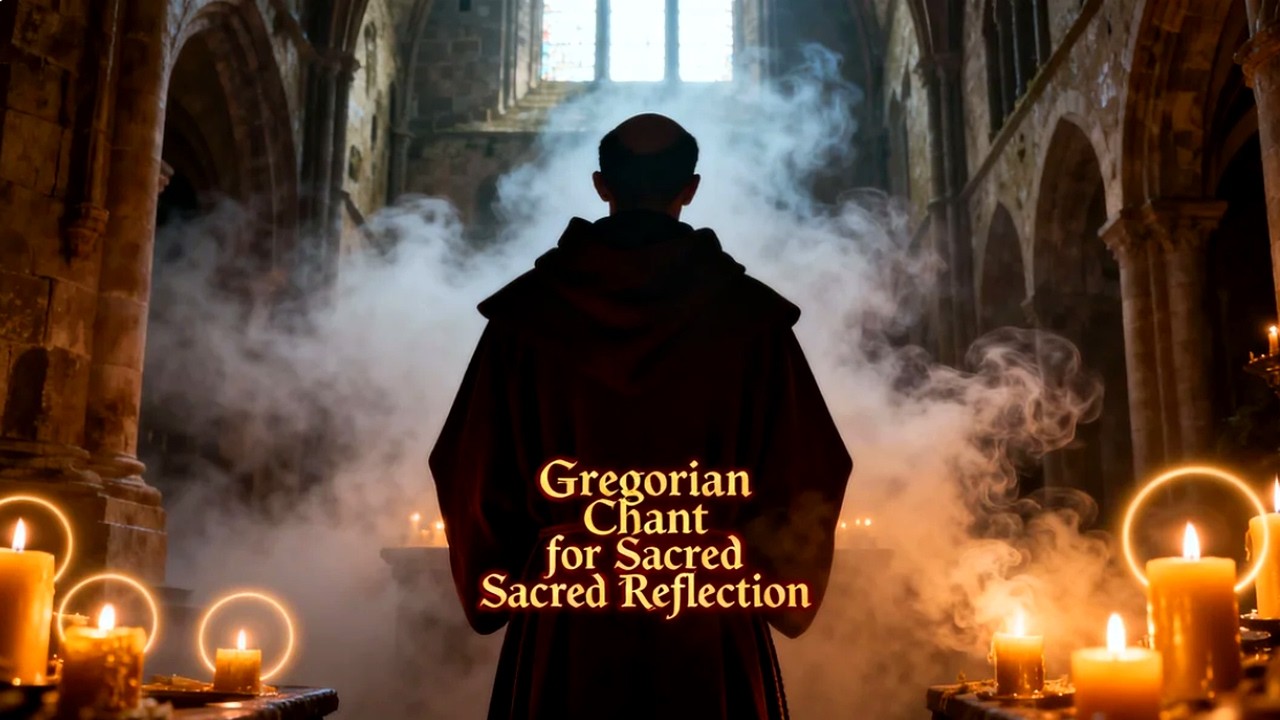 Gregorian Chant for Healing Sleep and Spiritual Balance | Benedictine Ambience and Holy Reflection