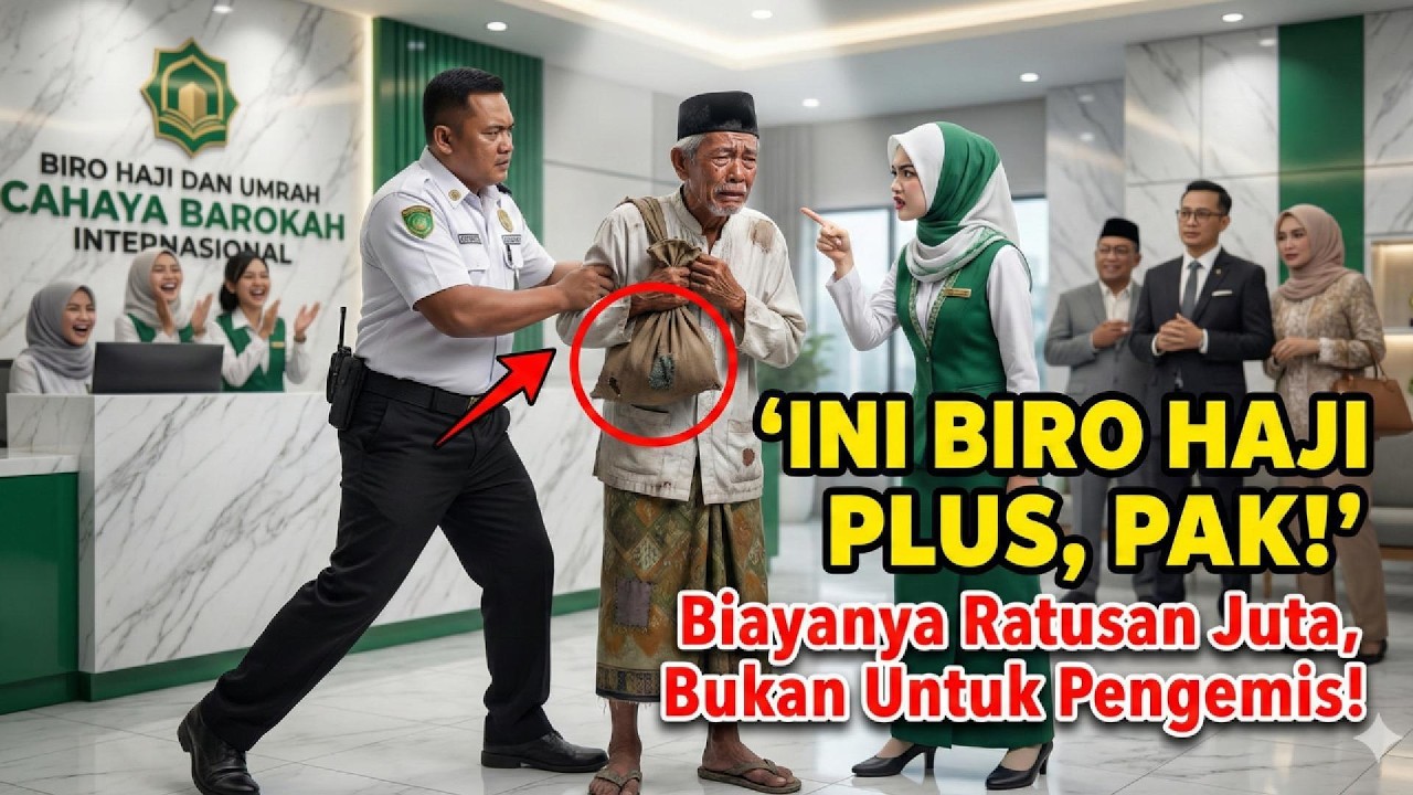 Kakek Miskin Diusir Saat Mau Haji‼️ Setelah Tas Dibuka, Semua Orang Terkunci Tak Berkata