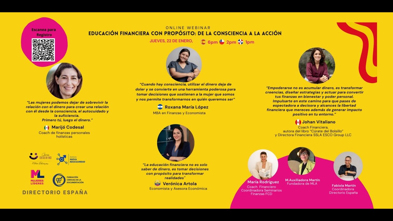 Webinar - Educación financiera con propósito: de la conciencia al cambio