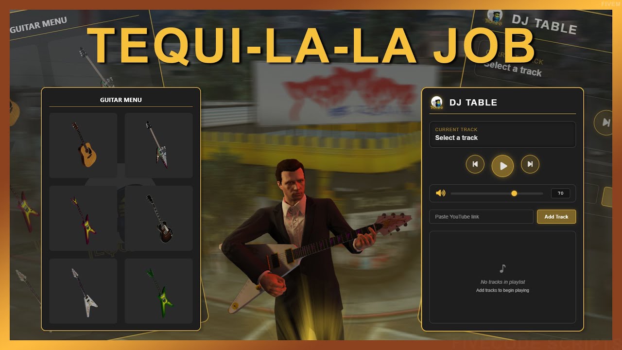 FiveM Script | Tequi-la-la Job [ESX/QB/QBOX] | PREVIEW | FIVECODE SCRIPTS