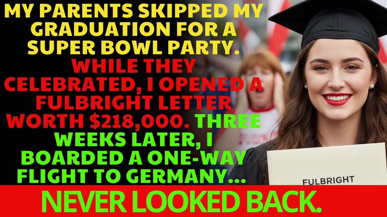 My Parents Skipped My Graduation for a Super Bowl Party—My One-Way Ticket Changed Everything