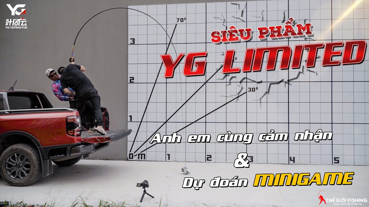 Cùng cảm nhận và dự đoán MINIGAME với SIÊU PHẨM YG LIMITED - Cần săn hàng/săn hàng/câu cá trắm đen