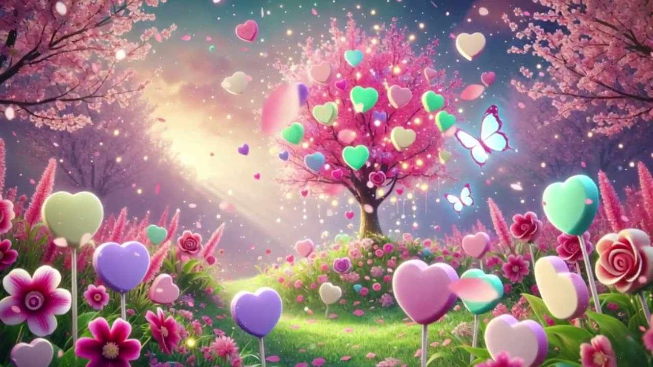 Peaceful Ambient Instrumental Background Music 💕 Valentine’s Day Forest  to Work, Study or Relax