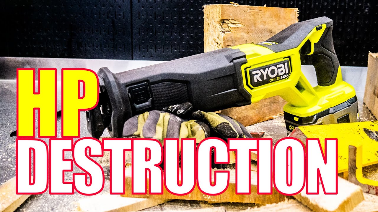 MORE NEW TOOLS - Ryobi PBLRS01 One+ HP 18V Reciprocating Saw [1-1/4