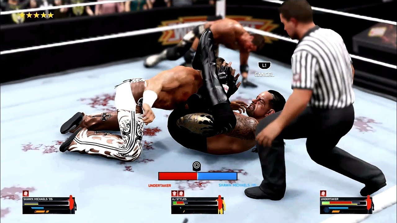 WWE Wrestlemania 26 AJ Styles vs. HBK vs. Undertaker IC Title Match