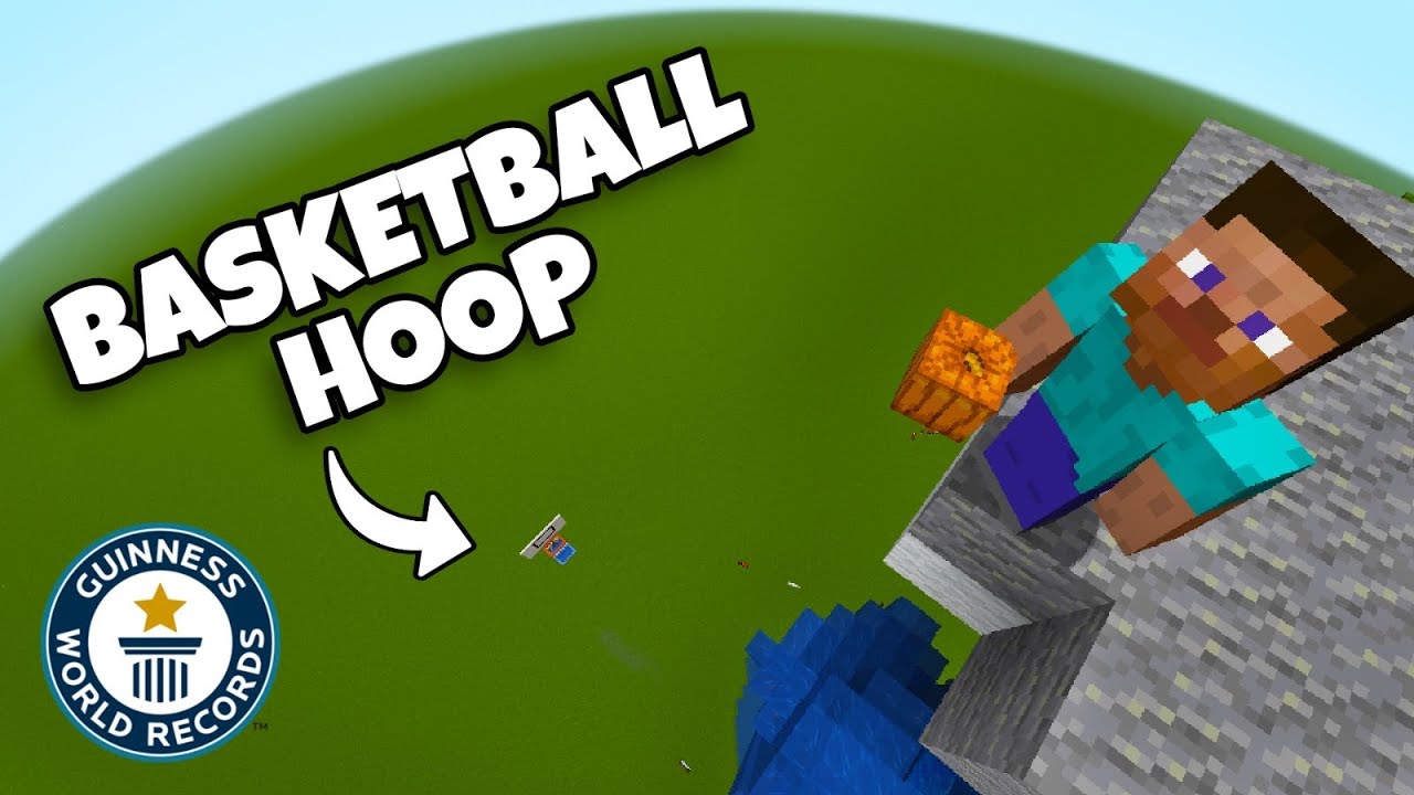 Мы сделали самый высокий баскетбольный бросок в Minecraft (МИРОВОЙ РЕКОРД)