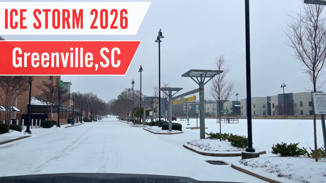 Ice Storm Update: Greenville, South Carolina ❄️ January 25, 2026