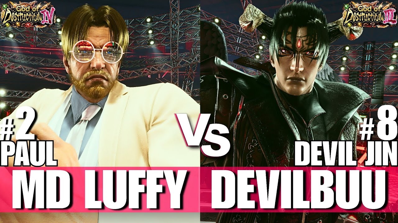 Tekken 8 - MD Luffy 19 (Paul) vs Devilbuu (Devil Jin) | High Level Matches
