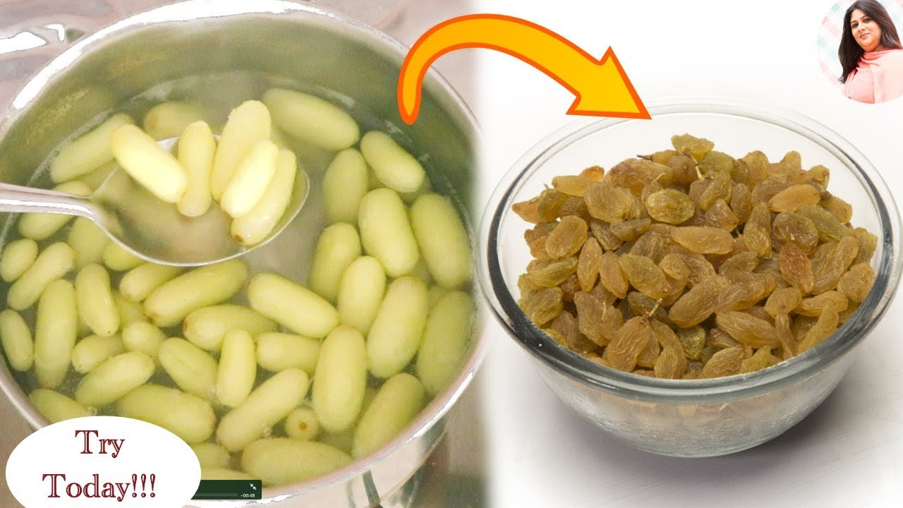 How to make raisins at home, homemade Kishmish,  किशमिश बनाएँ अब आसानी से घर पर बिलकुल बाज़ार जैसी