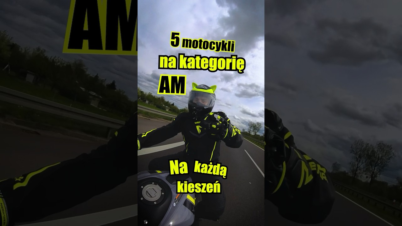 5 motocykli / motorower&oacute;w na kategorię AM 🔥#motocykle