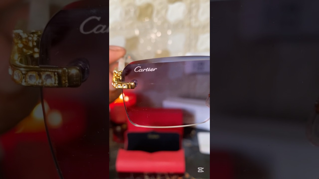 Unboxing Dhgate Cartier Sunglasses / review🔥 #sunglasses #dhg8 #cartier #accessories #sylish