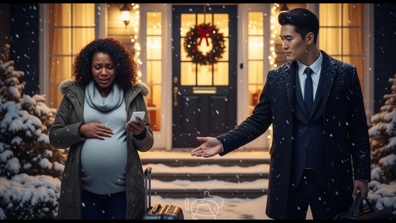 8 MONTHS PREGNANT, KICKED OUT ON CHRISTMAS EVE, ONE WRONG TEXT CHANGED EVERYTHING