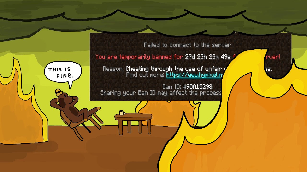i was false-banned on hypixel. and i'm glad i was.