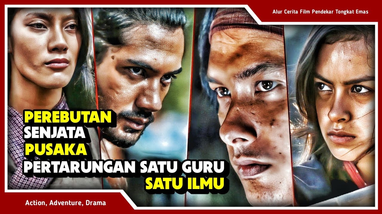 PEMBALASAN SEPASANG PENDEKAR SILAT ATAS KEMATIAN GURUNYA || Alur Cerita Film Pendekar Tongkat Emas