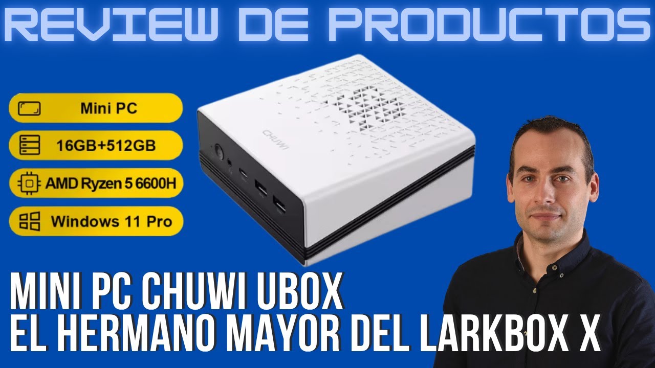 🔥 CHUWI UBox con Ryzen 5 6600H – Mini PC Muy Potente 🔥