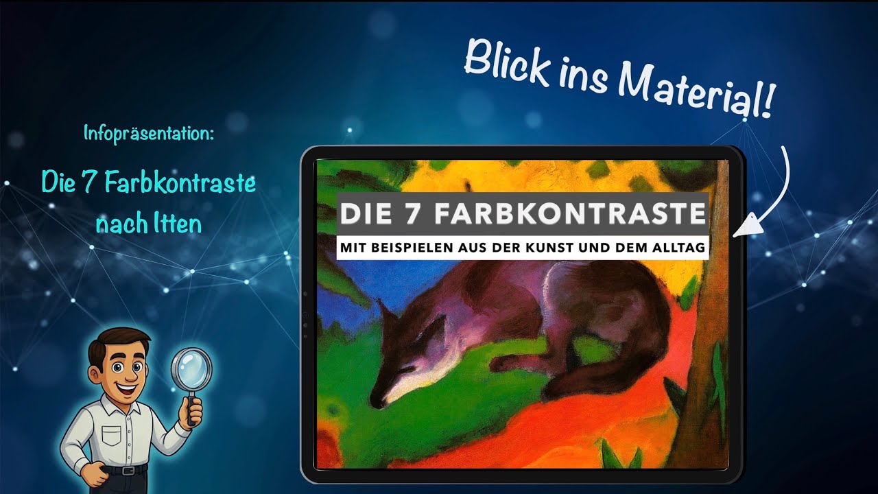 7 Farbkontraste nach Itten einfach erkl&auml;rt | Beispiele aus Kunst und Alltag | Blick ins Material