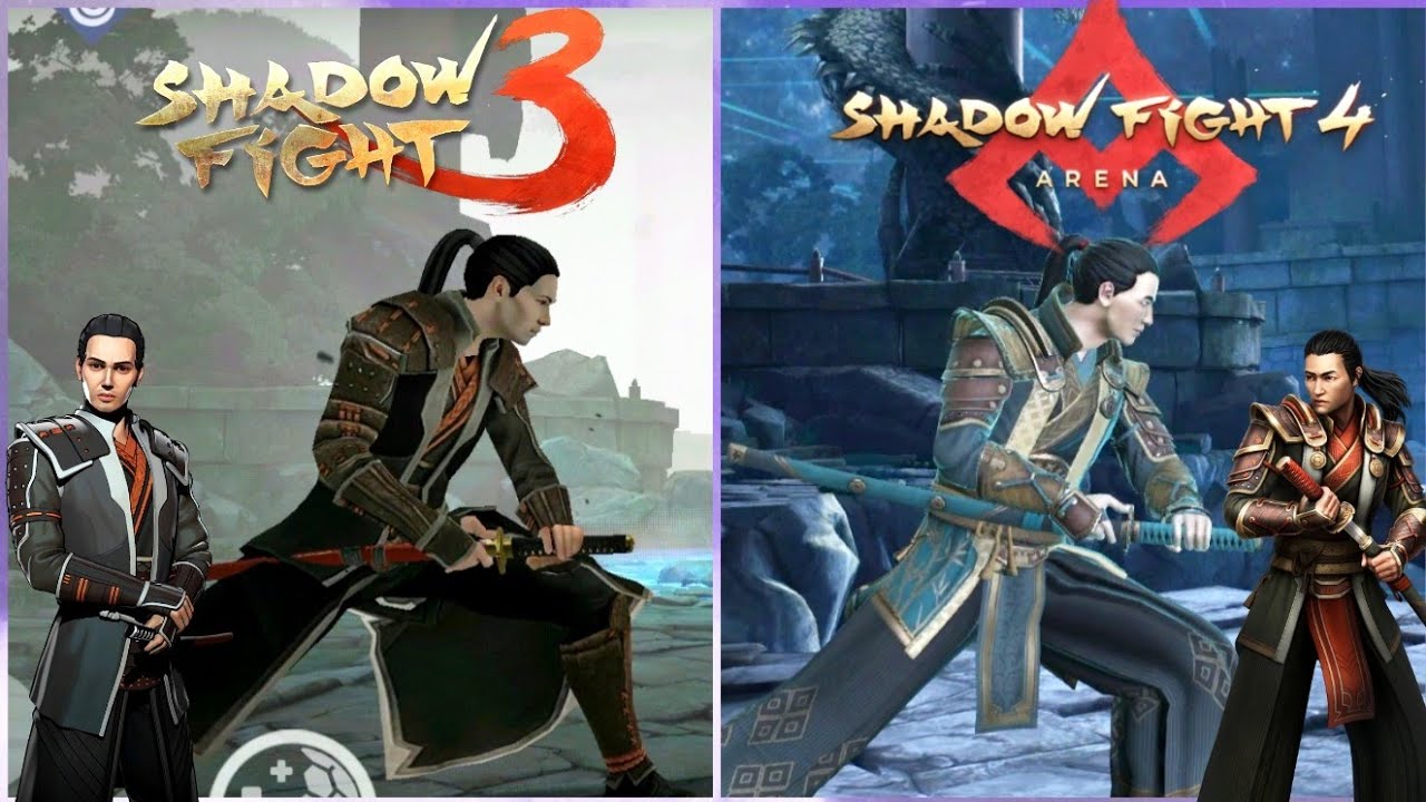 Shadow Fight 3 vs Shadow Fight 4 ITU - Full Comparison