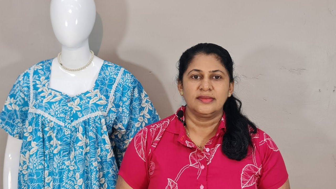 ELSA BRAND XXL PLEATED NIGHTIES  / FOR BOOKING...9447326477 @ ELSA FASHIONS. 