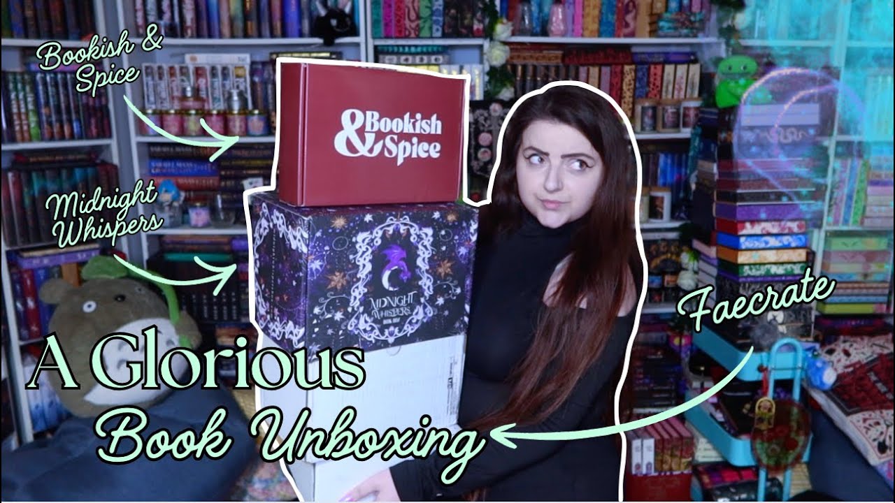 ✨Великолепная распаковка книг (специальные издания Faecrate, Bookish & Spice и Midnight Whispers)...