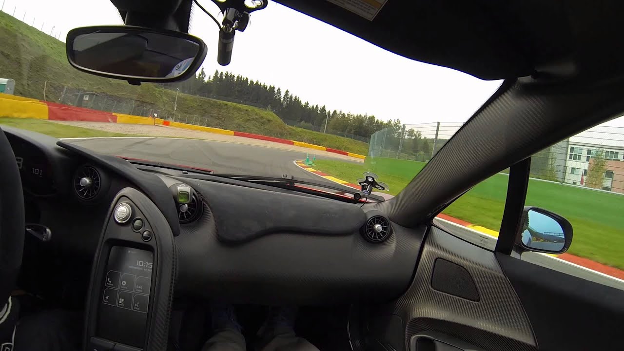 My ride in a McLaren P1 at Spa Francorchamps