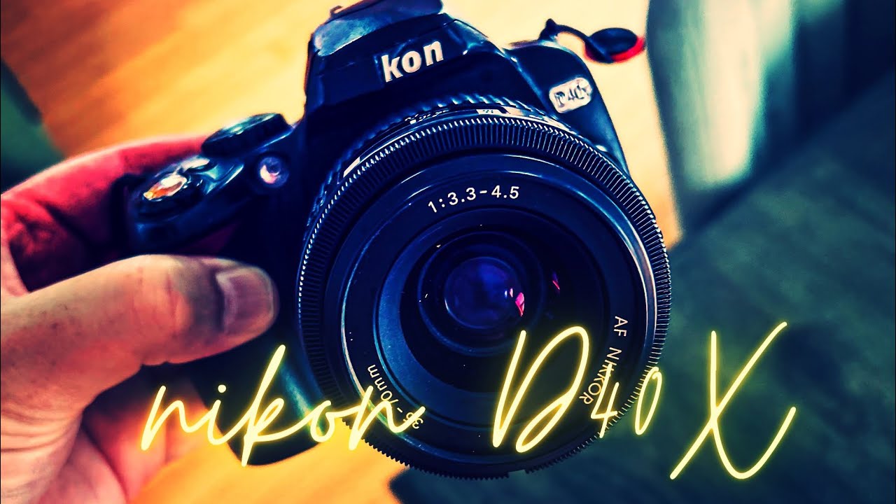 Nikon d40X in 2023, the best CCD small camera DSLR for less than $50 ! CCD Sensor, cheap starter cam