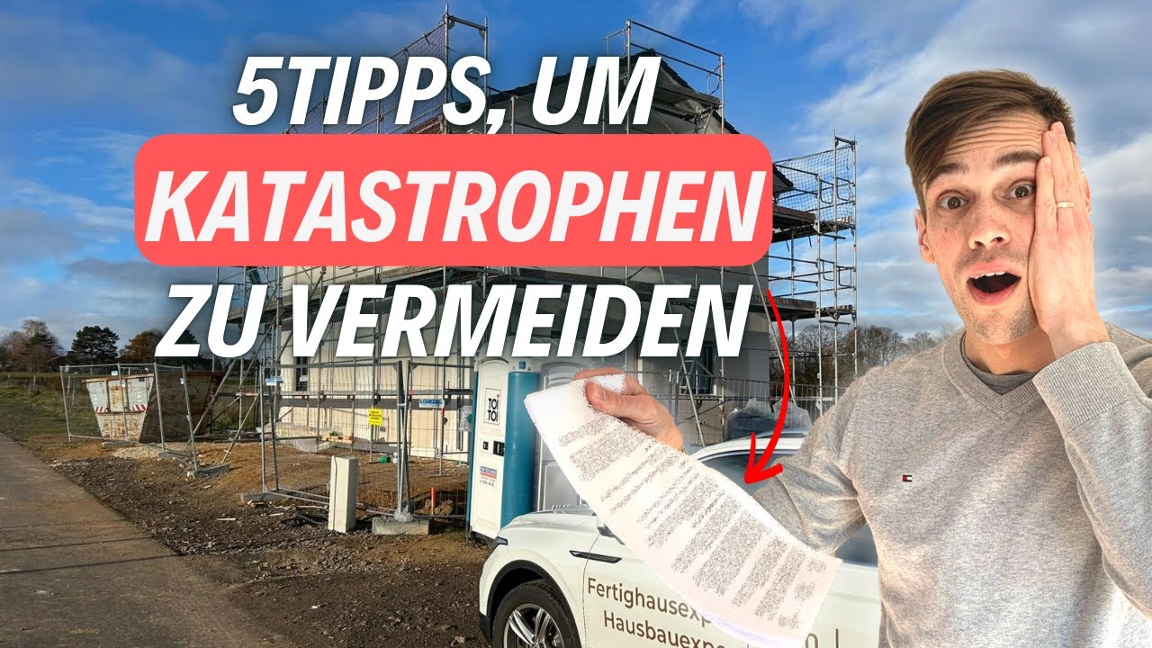 Welche 5 Fehler machen den Hausbau zur Katastrophe?