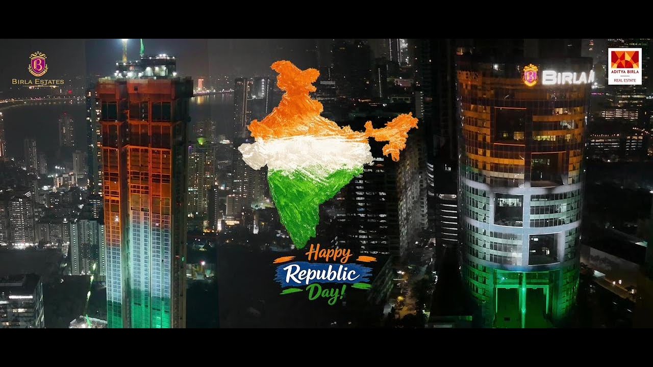 Mumbai Skyline Glows in Tricolour | Birla Estates Republic Day 2026