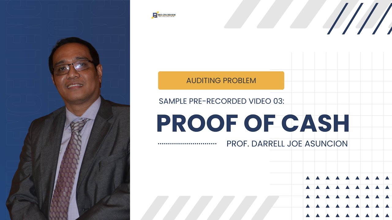 Sample 03: Proof of Cash