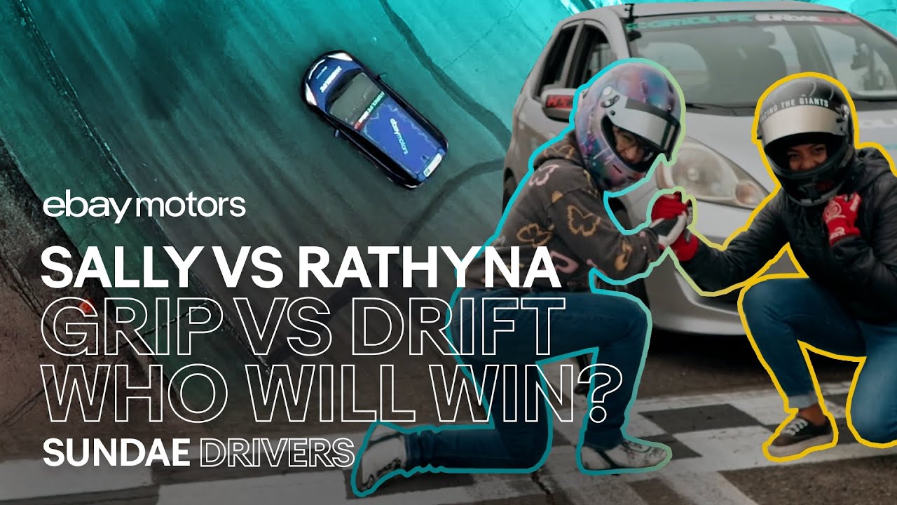 Sally McNulty vs Rathyna Krumme. Who will steer their Fit to victory? | Sundae Drivers | eBay Motors