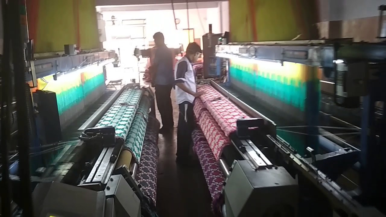 Double Width_Shiva DR II (300 cm) with Electronic Let-off & Take Up and 2688 Hooks Jacquard