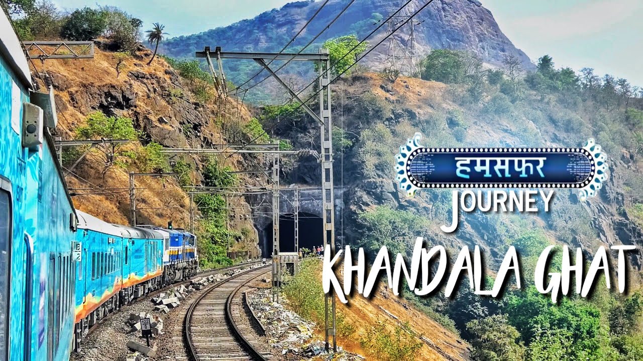 BEAUTIFUL TRAIN JOURNEY through Bhor (Khandala ) Ghats -part 3