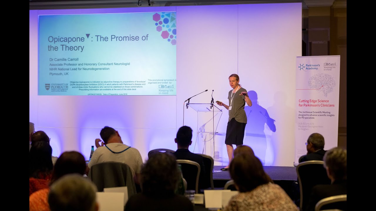 Dr Camille Carroll: Opicapone: The Promise of the Theory | Cutting Edge Science 2019