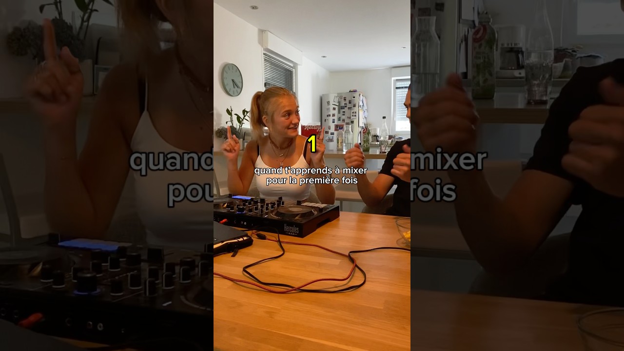 FUTURE DJ?😂catastrophe🤡merci @mccutt 🙏 #dj #mix #debutant #hamza #music #djing #mixage #platine
